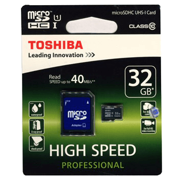  Toshiba microSDHC 